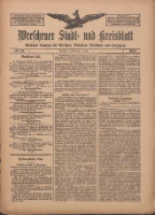 Wreschener Stadt und Kreisblatt: amtlicher Anzeiger für Wreschen, Miloslaw, Strzalkowo und Umgegend 1910.06.21 Nr73