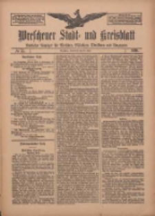Wreschener Stadt und Kreisblatt: amtlicher Anzeiger f&uuml;r Wreschen, Miloslaw, Strzalkowo und Umgegend 1910.06.25 Nr75