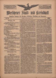 Wreschener Stadt und Kreisblatt: amtlicher Anzeiger für Wreschen, Miloslaw, Strzalkowo und Umgegend 1910.06.25 Nr75