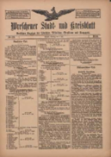Wreschener Stadt und Kreisblatt: amtlicher Anzeiger f&uuml;r Wreschen, Miloslaw, Strzalkowo und Umgegend 1910.07.05 Nr79