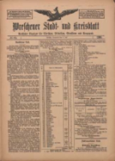 Wreschener Stadt und Kreisblatt: amtlicher Anzeiger f&uuml;r Wreschen, Miloslaw, Strzalkowo und Umgegend 1910.07.09 Nr81