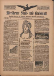 Wreschener Stadt und Kreisblatt: amtlicher Anzeiger f&uuml;r Wreschen, Miloslaw, Strzalkowo und Umgegend 1910.07.19 Nr85