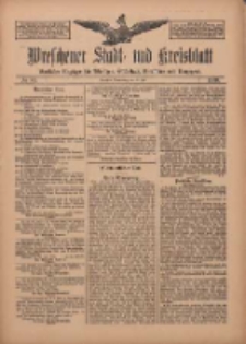 Wreschener Stadt und Kreisblatt: amtlicher Anzeiger für Wreschen, Miloslaw, Strzalkowo und Umgegend 1910.07.21 Nr86