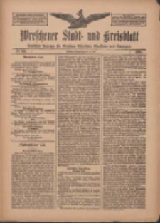 Wreschener Stadt und Kreisblatt: amtlicher Anzeiger f&uuml;r Wreschen, Miloslaw, Strzalkowo und Umgegend 1910.07.28 Nr89