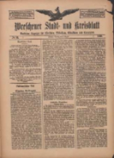 Wreschener Stadt und Kreisblatt: amtlicher Anzeiger f&uuml;r Wreschen, Miloslaw, Strzalkowo und Umgegend 1910.08.02 Nr91