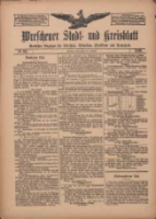 Wreschener Stadt und Kreisblatt: amtlicher Anzeiger für Wreschen, Miloslaw, Strzalkowo und Umgegend 1910.08.04 Nr92