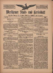 Wreschener Stadt und Kreisblatt: amtlicher Anzeiger f&uuml;r Wreschen, Miloslaw, Strzalkowo und Umgegend 1910.08.11 Nr95