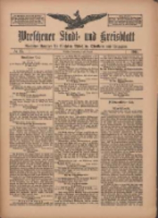 Wreschener Stadt und Kreisblatt: amtlicher Anzeiger für Wreschen, Miloslaw, Strzalkowo und Umgegend 1910.08.11 Nr95