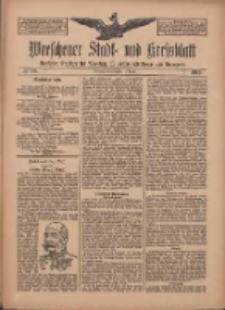 Wreschener Stadt und Kreisblatt: amtlicher Anzeiger f&uuml;r Wreschen, Miloslaw, Strzalkowo und Umgegend 1910.08.18 Nr98