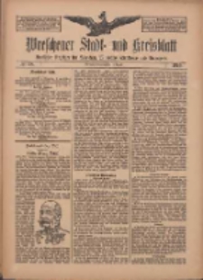 Wreschener Stadt und Kreisblatt: amtlicher Anzeiger für Wreschen, Miloslaw, Strzalkowo und Umgegend 1910.08.18 Nr98