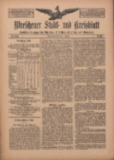 Wreschener Stadt und Kreisblatt: amtlicher Anzeiger f&uuml;r Wreschen, Miloslaw, Strzalkowo und Umgegend 1910.08.27 Nr102
