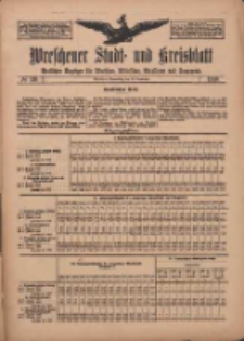 Wreschener Stadt und Kreisblatt: amtlicher Anzeiger f&uuml;r Wreschen, Miloslaw, Strzalkowo und Umgegend 1910.09.15 Nr110