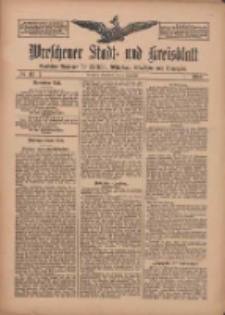 Wreschener Stadt und Kreisblatt: amtlicher Anzeiger für Wreschen, Miloslaw, Strzalkowo und Umgegend 1910.09.17 Nr111