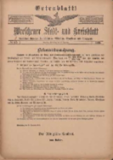 Wreschener Stadt und Kreisblatt: amtlicher Anzeiger f&uuml;r Wreschen, Miloslaw, Strzalkowo und Umgegend 1910.09.22 Nr115 Extra Blatt
