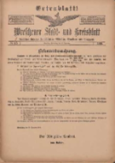 Wreschener Stadt und Kreisblatt: amtlicher Anzeiger für Wreschen, Miloslaw, Strzalkowo und Umgegend 1910.09.22 Nr115 Extra Blatt