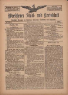 Wreschener Stadt und Kreisblatt: amtlicher Anzeiger f&uuml;r Wreschen, Miloslaw, Strzalkowo und Umgegend 1910.10.15 Nr125