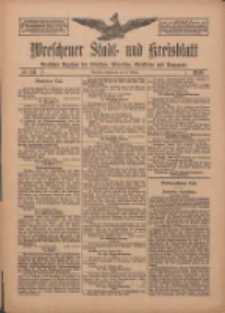 Wreschener Stadt und Kreisblatt: amtlicher Anzeiger f&uuml;r Wreschen, Miloslaw, Strzalkowo und Umgegend 1910.10.29 Nr131