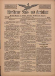 Wreschener Stadt und Kreisblatt: amtlicher Anzeiger für Wreschen, Miloslaw, Strzalkowo und Umgegend 1910.10.29 Nr131