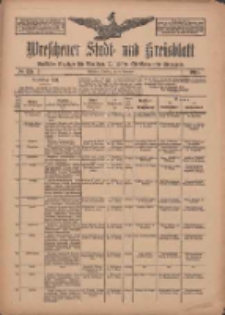 Wreschener Stadt und Kreisblatt: amtlicher Anzeiger f&uuml;r Wreschen, Miloslaw, Strzalkowo und Umgegend 1910.11.08 Nr135