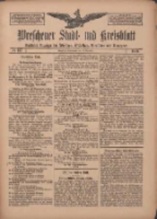 Wreschener Stadt und Kreisblatt: amtlicher Anzeiger f&uuml;r Wreschen, Miloslaw, Strzalkowo und Umgegend 1910.11.12 Nr137