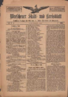 Wreschener Stadt und Kreisblatt: amtlicher Anzeiger f&uuml;r Wreschen, Miloslaw, Strzalkowo und Umgegend 1912.01.09 Nr3