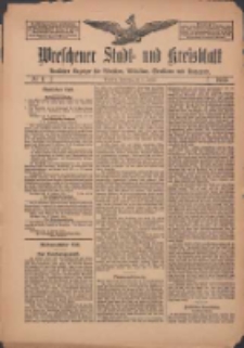 Wreschener Stadt und Kreisblatt: amtlicher Anzeiger f&uuml;r Wreschen, Miloslaw, Strzalkowo und Umgegend 1912.01.11 Nr4