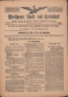 Wreschener Stadt und Kreisblatt: amtlicher Anzeiger f&uuml;r Wreschen, Miloslaw, Strzalkowo und Umgegend 1912.01.20 Nr9