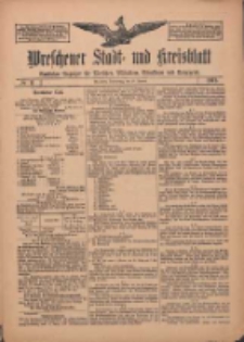Wreschener Stadt und Kreisblatt: amtlicher Anzeiger f&uuml;r Wreschen, Miloslaw, Strzalkowo und Umgegend 1912.01.25 Nr11