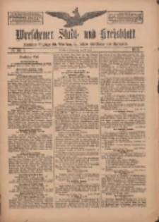 Wreschener Stadt und Kreisblatt: amtlicher Anzeiger f&uuml;r Wreschen, Miloslaw, Strzalkowo und Umgegend 1912.03.21 Nr35