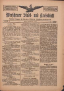 Wreschener Stadt und Kreisblatt: amtlicher Anzeiger f&uuml;r Wreschen, Miloslaw, Strzalkowo und Umgegend 1912.03.30 Nr39