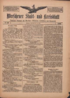 Wreschener Stadt und Kreisblatt: amtlicher Anzeiger für Wreschen, Miloslaw, Strzalkowo und Umgegend 1912.03.30 Nr39