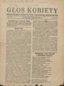 Głos Kobiety 1932.01.02 R.2 Nr1