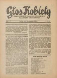 Głos Kobiety 1932.12.29 R.2 Nr25
