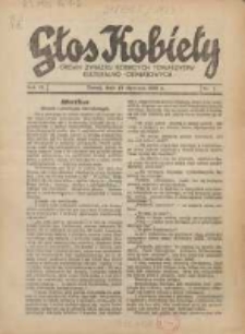 Głos Kobiety 1933.01.19 R.3 Nr1