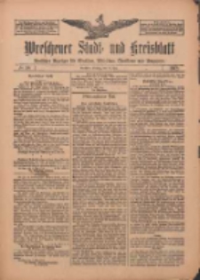 Wreschener Stadt und Kreisblatt: amtlicher Anzeiger f&uuml;r Wreschen, Miloslaw, Strzalkowo und Umgegend 1912.05.14 Nr58