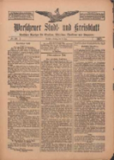 Wreschener Stadt und Kreisblatt: amtlicher Anzeiger für Wreschen, Miloslaw, Strzalkowo und Umgegend 1912.05.14 Nr58