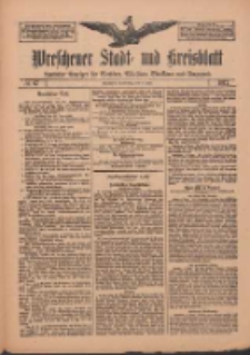 Wreschener Stadt und Kreisblatt: amtlicher Anzeiger für Wreschen, Miloslaw, Strzalkowo und Umgegend 1912.06.06 Nr67