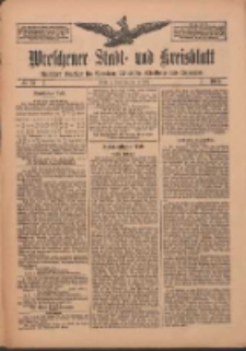 Wreschener Stadt und Kreisblatt: amtlicher Anzeiger für Wreschen, Miloslaw, Strzalkowo und Umgegend 1912.06.20 Nr73