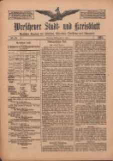 Wreschener Stadt und Kreisblatt: amtlicher Anzeiger f&uuml;r Wreschen, Miloslaw, Strzalkowo und Umgegend 1912.06.25 Nr75