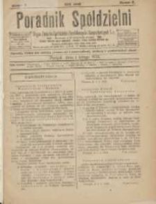 Poradnik Spółdzielni: organ Związku Spółdzielni Zarobkowych i Gospodarczych 1923.02.01 R.30 Nr2