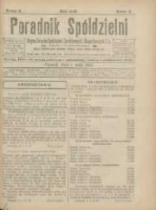Poradnik Sp&oacute;łdzielni: organ Związku Sp&oacute;łdzielni Zarobkowych i Gospodarczych 1923.05.01 R.30 Nr5