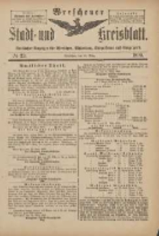 Wreschener Stadt und Kreisblatt: amtlicher Anzeiger f&uuml;r Wreschen, Miloslaw, Strzalkowo und Umgegend 1899.03.22 Nr23