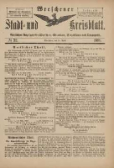 Wreschener Stadt und Kreisblatt: amtlicher Anzeiger für Wreschen, Miloslaw, Strzalkowo und Umgegend 1899.04.19 Nr32