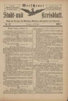 Wreschener Stadt und Kreisblatt: amtlicher Anzeiger für Wreschen, Miloslaw, Strzalkowo und Umgegend 1899.06.10 Nr47