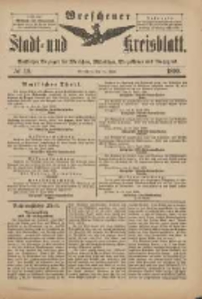 Wreschener Stadt und Kreisblatt: amtlicher Anzeiger f&uuml;r Wreschen, Miloslaw, Strzalkowo und Umgegend 1899.06.14 Nr49