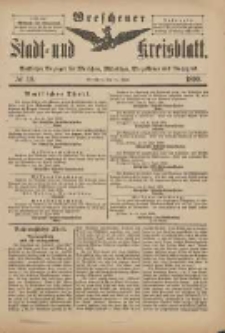 Wreschener Stadt und Kreisblatt: amtlicher Anzeiger für Wreschen, Miloslaw, Strzalkowo und Umgegend 1899.06.14 Nr49