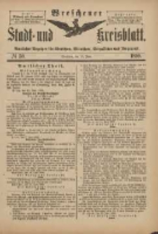 Wreschener Stadt und Kreisblatt: amtlicher Anzeiger f&uuml;r Wreschen, Miloslaw, Strzalkowo und Umgegend 1899.06.17 Nr50