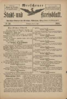 Wreschener Stadt und Kreisblatt: amtlicher Anzeiger f&uuml;r Wreschen, Miloslaw, Strzalkowo und Umgegend 1899.07.15 Nr58