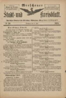 Wreschener Stadt und Kreisblatt: amtlicher Anzeiger für Wreschen, Miloslaw, Strzalkowo und Umgegend 1899.07.15 Nr58