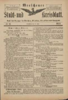 Wreschener Stadt und Kreisblatt: amtlicher Anzeiger f&uuml;r Wreschen, Miloslaw, Strzalkowo und Umgegend 1899.07.26 Nr61